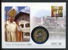 Vatikan Numisbrief 2006 Papst Benedikt XVI Besuch in Deutschland -