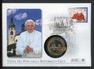 Vatikan Numisbrief 2008 Papst Benedikt XVI in der Tschechischen Republik -