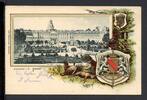 AK Karlsruhe 1904 Karlsruher Schloss, Prägekarte -