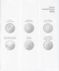 Lindner Karat Vordruckblatt für dt. 10 Euro-Gedenkmünzen 2005 1108D05 Neu -