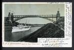 AK SMY Hohenzollern 1903 SMY Hohenzollern passiert Kaiser Wilhelm Kanal -