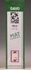 Davo Streifen Mela Gard schwarz M26G (215 x 31 mm) DV11426 Neu -