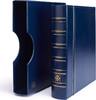 Leuchtturm Ringbinder/ Kassette Blau Grande Classic 301687 ungebraucht/ neuwertig -