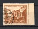 SBZ Thüringen SBZ Thüringen MiNr. 115 cy Bogenrand gestempelt geprüft Jasch MiNr. 115 cy Bogenrand geprüft Jasch -
