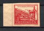 SBZ Thüringen SBZ Thüringen MiNr. 113 by Bogenrand postfrisch geprüft Jasch MiNr. 113 by Bogenrand geprüft Jasch -