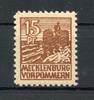 SBZ Mecklenburg-Vorpommern SBZ Mecklenburg-Vorpommern MiNr. 37 y d postfrisch tiefst geprüft Kramp MiNr. 37 y d tiefst geprüft Kramp -
