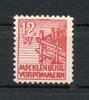 SBZ Mecklenburg-Vorp. SBZ Mecklenburg-Vorp. MiNr. 36 x c postfrisch tiefst geprüft Kramp MiNr. 36 x c tiefst geprüft Kramp -