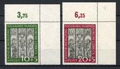 Bund Bund MiNr. 139-140 Eckrand or postfrisch MiNr. 139-140 Eckrand or -