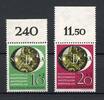 Bund Bund MiNr. 141-142 Oberrand postfrisch MiNr. 141-142 Oberrand -