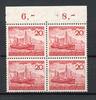 Bund Bund MiNr. 152 postfrisch als 4er Block Oberrand MiNr. 152 als 4er Block Oberrand -