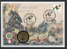 Italien 2011 Numisbrief mit 2 Euro Conti di Cavour 2010 ST -