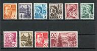 franz. Zone Baden franz. Zone Baden MiNr. 28-37 postfrisch MiNr. 28-37 -