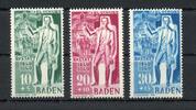 franz. Zone Baden franz. Zone Baden MiNr. 50-52 I postfrisch MiNr. 50-52 I -