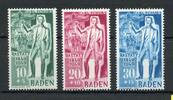 franz. Zone Baden franz. Zone Baden MiNr. 50-52 II postfrisch MiNr. 50-52 II -