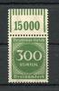 Deutsches Reich Deutsches Reich Infla MiNr. 270 W OR PF I postfrisch geprüft Infla Berlin MiNr. 270 W OR PF I Infla geprüft Infla Berlin -