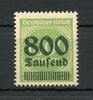 Deutsches Reich Deutsches Reich Infla MiNr. 308 az postfrisch geprüft Infla Berlin MiNr. 308 az Infla geprüft Infla Berlin -
