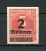 Deutsches Reich Deutsches Reich Infla MiNr. 302 a U postfrisch geprüft Infla Berlin MiNr. 302 a U Infla geprüft Infla Berlin -
