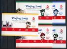 China VR China VR 5 Markenheftchen mit MiNr. 3768 A Zf postfrisch Peking 2008 MiNr. 3768 A Zf 5 Markenheftchen mit Peking 2008 -