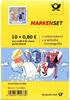 Bund Bund Markenheftchen MiNr. MH 121 Fehlfaltung: gelber Rand links postfrisch MiNr. MH 121 Fehlfaltung: gelber Rand links Markenheftchen -