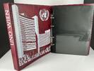Philswiss Ringbinder Rot UNO Wien mit 20 Hüllen neuwertig -
