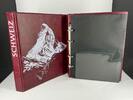 Philswiss Ringbinder Rot UNO Schweiz 2 Stück mit je 20 Hüllen neuwertig -