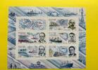 Russland 1999 Russland 1999 Block 30 MiNr. 788-792 postfrisch Polarforscher MiNr. 788-792 Block 30 Polarforscher -