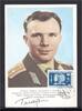 Sowjetunion Sowjetunion Autogrammkarte Gagarin gestempelt Autographenunterschrift Autogrammkarte Gagarin Autographenunterschrift -