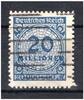 Deutsches Reich Deutsches Reich Infla MiNr. 319 B gestempelt MiNr. 319 B Infla -