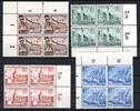 Deutsches Reich Deutsches Reich MiNr. 739-742 postfrisch 4er Blöcke MiNr. 739-742 4er Blöcke -