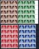 Deutsches Reich Deutsches Reich MiNr. 617-620 postfrisch 15er Blöcke MiNr. 617-620 15er Blöcke -