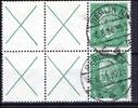 Deutsches Reich Deutsches Reich Zusammendrucke MiNr. W 27.2 (2x) gestempelt MiNr. W 27.2 (2x) Zusammendrucke -