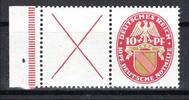   Deutsches Reich Deutsches Reich Zusammendrucke MiNr. W 24 postfrisch MiNr. W 24 Zusammendrucke postfrisch