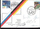 Bund-Russland Bund-Russland Sonderumschlag Briefmarkenausstellung original Autogramme Sonderumschlag Briefmarkenausstellung original Autogramme -