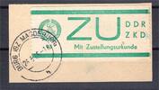   DDR DDR Dienstmarken ZKD MiNr. ZU 1 Briefstück MAGDEBURG 26.5.1965 Briefstück MiNr. ZU 1 Briefstück MAGDEBURG 26.5.1965 Dienstmarken  ZKD Brief...