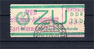   DDR DDR Dienstmarken ZKD MiNr. ZU 1 Karl-Marx-Stadt 23.7.1965 gestempelt MiNr. ZU 1 Karl-Marx-Stadt 23.7.1965 Dienstmarken  ZKD gestempelt