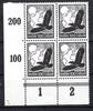 Deutsches Reich Deutsches Reich MiNr. 537 y postfrisch 4er Block Eckrand ul MiNr. 537 y 4er Block Eckrand ul -