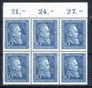 Bund Bund MiNr. 147 postfrisch 6er Block Oberrand MiNr. 147 6er Block Oberrand -