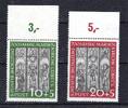 Bund  Bund MiNr. 139-140 Oberrand postfrisch ungefaltet MiNr. 139-140 Ob... 59,00 EUR  zzgl. 6,00 EUR Versand