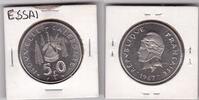  NEW CALEDONIA - RARE   UNC COIN YEAR ESSAI SPECIMEN E13 50 FRANCS 1967 