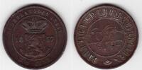 1/2 CENT NETHERLANDS EAST INDIES – 2- COIN YEAR KM#308 -