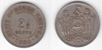 1/2 CENTS BRITISH NORTH BORNEO – RARE 2- COIN YEAR KM#4 -