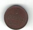 1 PENNI FINLAND RARE UNC COIN YEAR KM#13 Nikolai II -