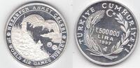1500000 LIRA TURKEY SILVER PROOF COIN YEAR KM#1061 WORLD AIR GAMES -