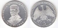 5 MARK GERMANY PROOF SILVER COIN YEAR KM#121 FRIEDRICH WILHELM RAIFFENSEN -
