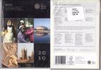  UK UNITED KINGDOM – 12 DIF BU COINS SET  0.01 -   YEAR MINT PACK 2 POUNDS 2010 