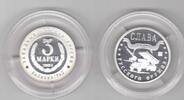 3 MARKA KALININGRAD RUSSIA ORIGINAL SILVER PROOF COIN YEAR KATYUSHA -
