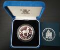 100 PATACAS MACAO MACAU RARE SILVER PROOF COIN YEAR OF HORSE KM#107 COA BOX -