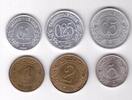 5 ROUBLES SPITZBERGEN - RARE 6 DIF COINS SET 0,10 - YEAR ARCTICUGOL UNC -