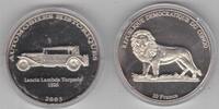  CONGO NICKEL   PROOF COIN 2003 YEAR CAR HISTORY AUTOMOBILE LANCIA 10 FRANCS 1926 