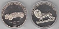 10 FRANCS CONGO NICKEL PROOF COIN YEAR CAR JAGUAR SS 100 1936 HISTORY AUTO -